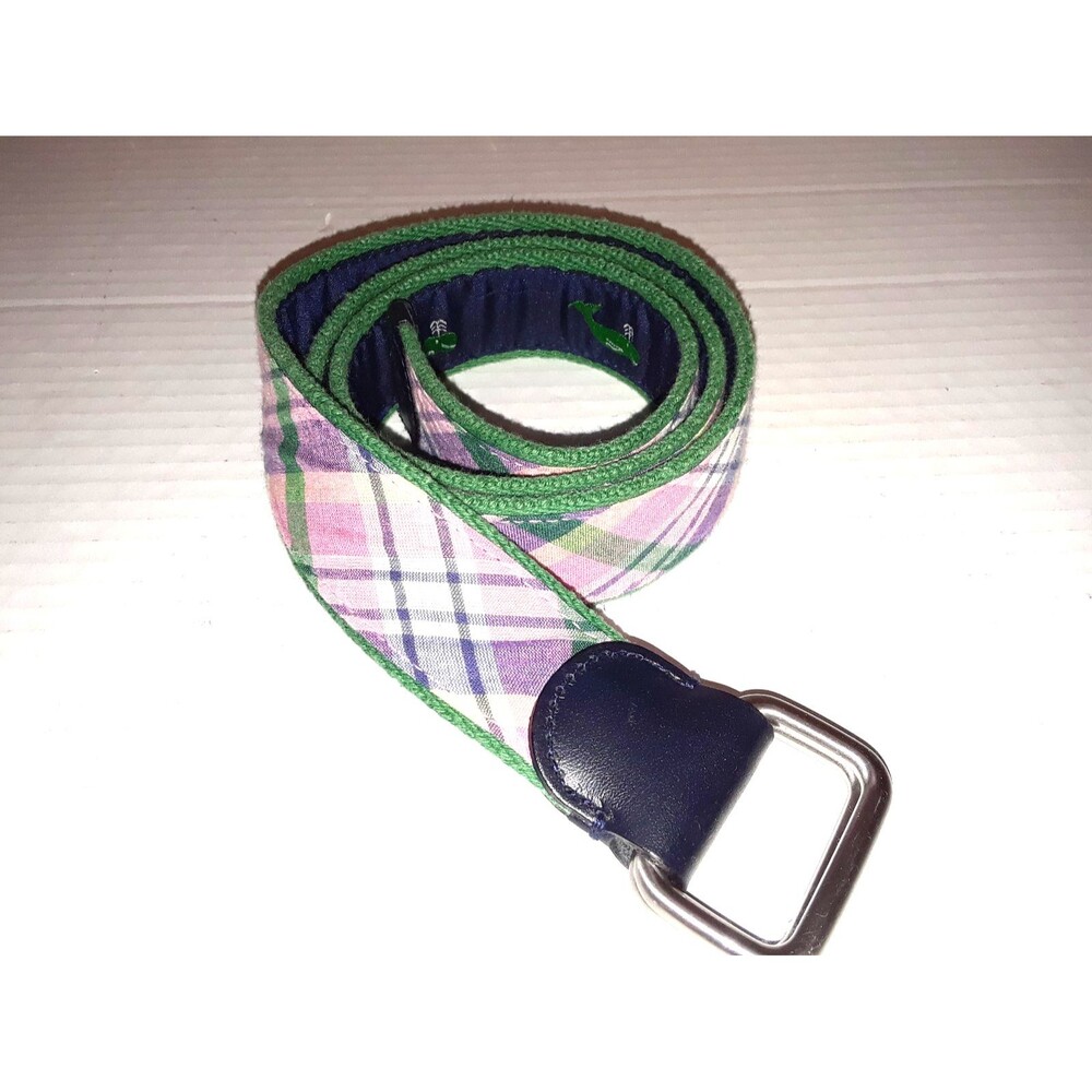 Brooks Brothers Belt Size Small Tartan Plaid